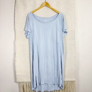 DAGSMEJAN gray-blue Natwell short sleeve night dress XXL